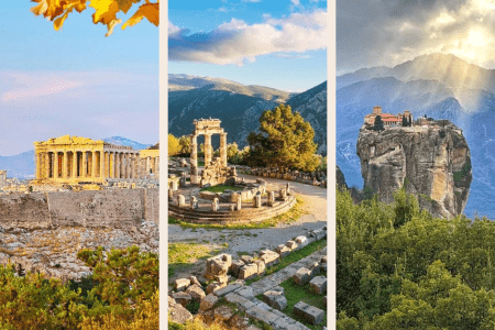 Athina, Delphi form/to Kalampaka (Meteora) 3 people