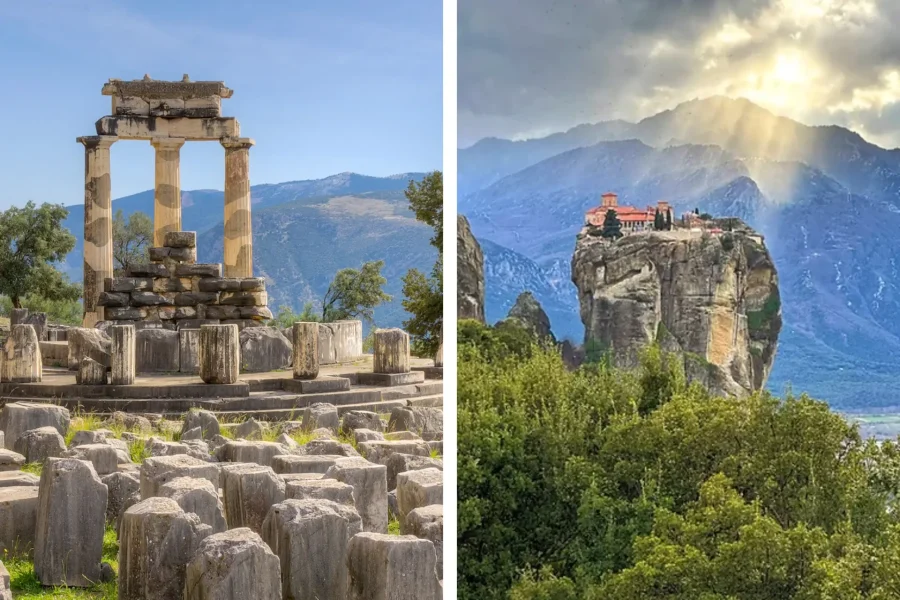 Transfer Delphi form/to Kalampaka (Meteora)- up to 3 people
